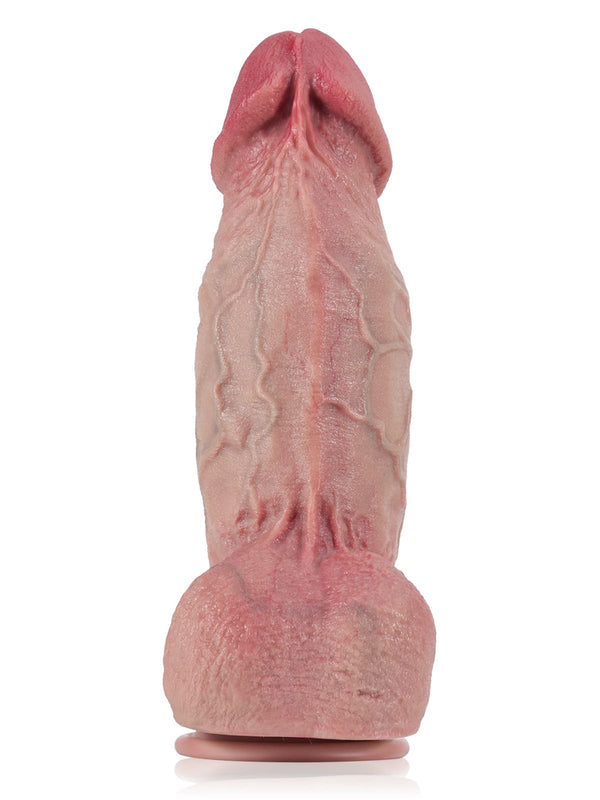 Diego 11" x 3.1" Flesh Extra Realistic Huge And Thick Anal Dildo