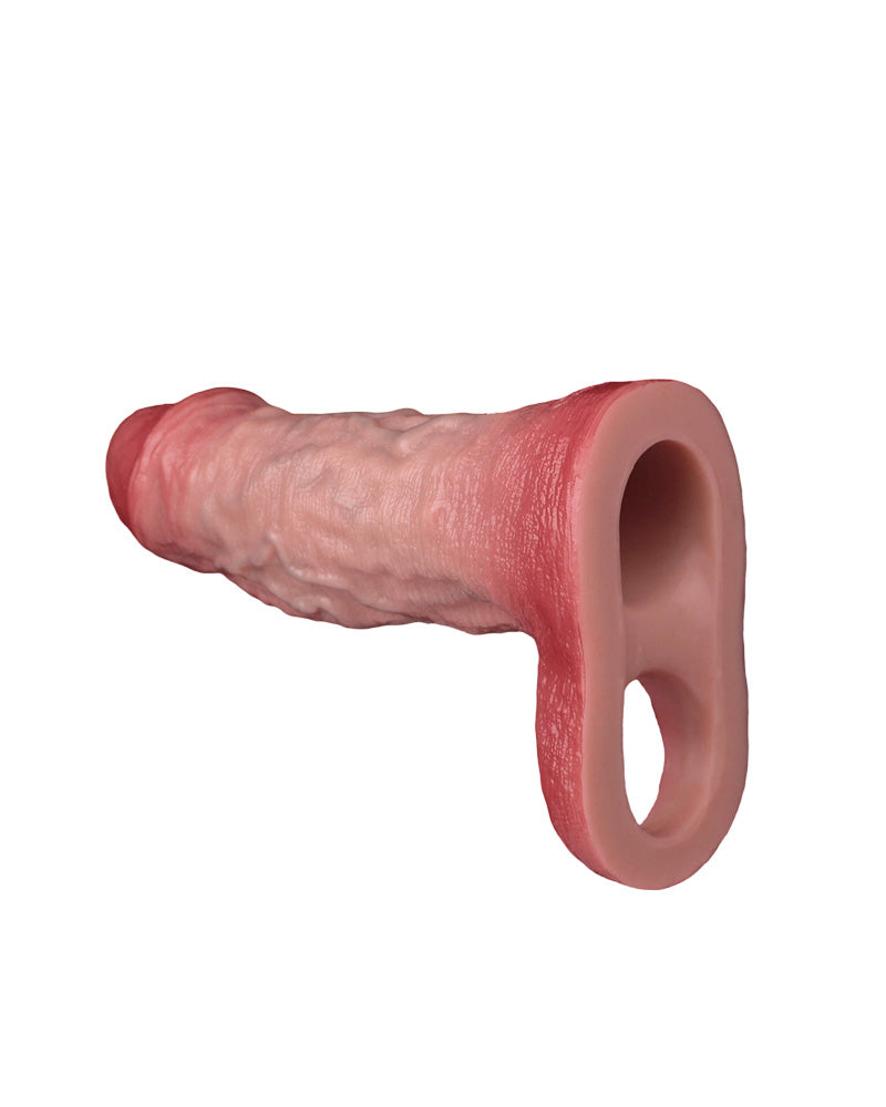 Henry 5.87" Silicone Realistic Penis Sleeve & Extender w. Ballstrap
