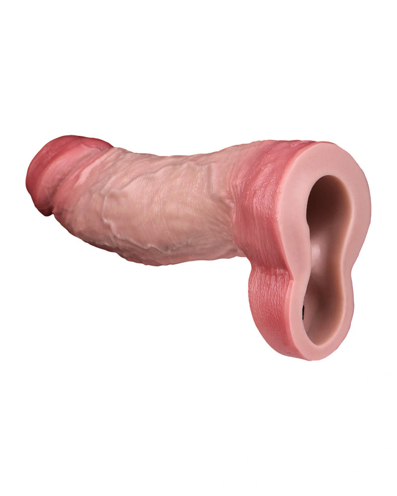 Sauron 8.27" Silicone Realistic Penis Sleeve & Extender w. Ballstrap
