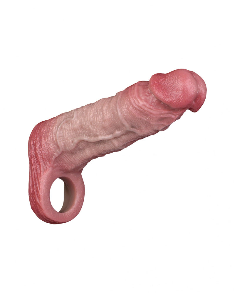 Sinbad 6.81" Silicone Realistic Penis Sleeve & Extender w. Ballstrap