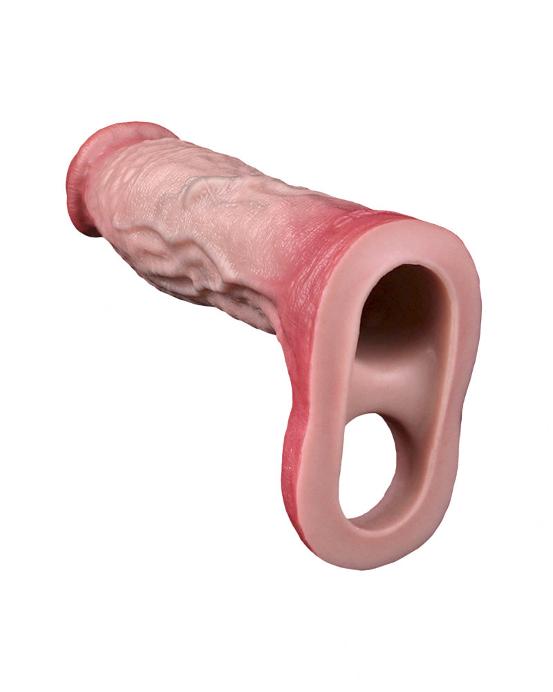 Sinbad 6.81" Silicone Realistic Penis Sleeve & Extender w. Ballstrap